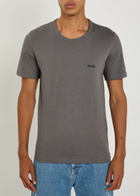 Boss Classic Logo-embroidered Cotton T-shirt set of Three Multicoloured