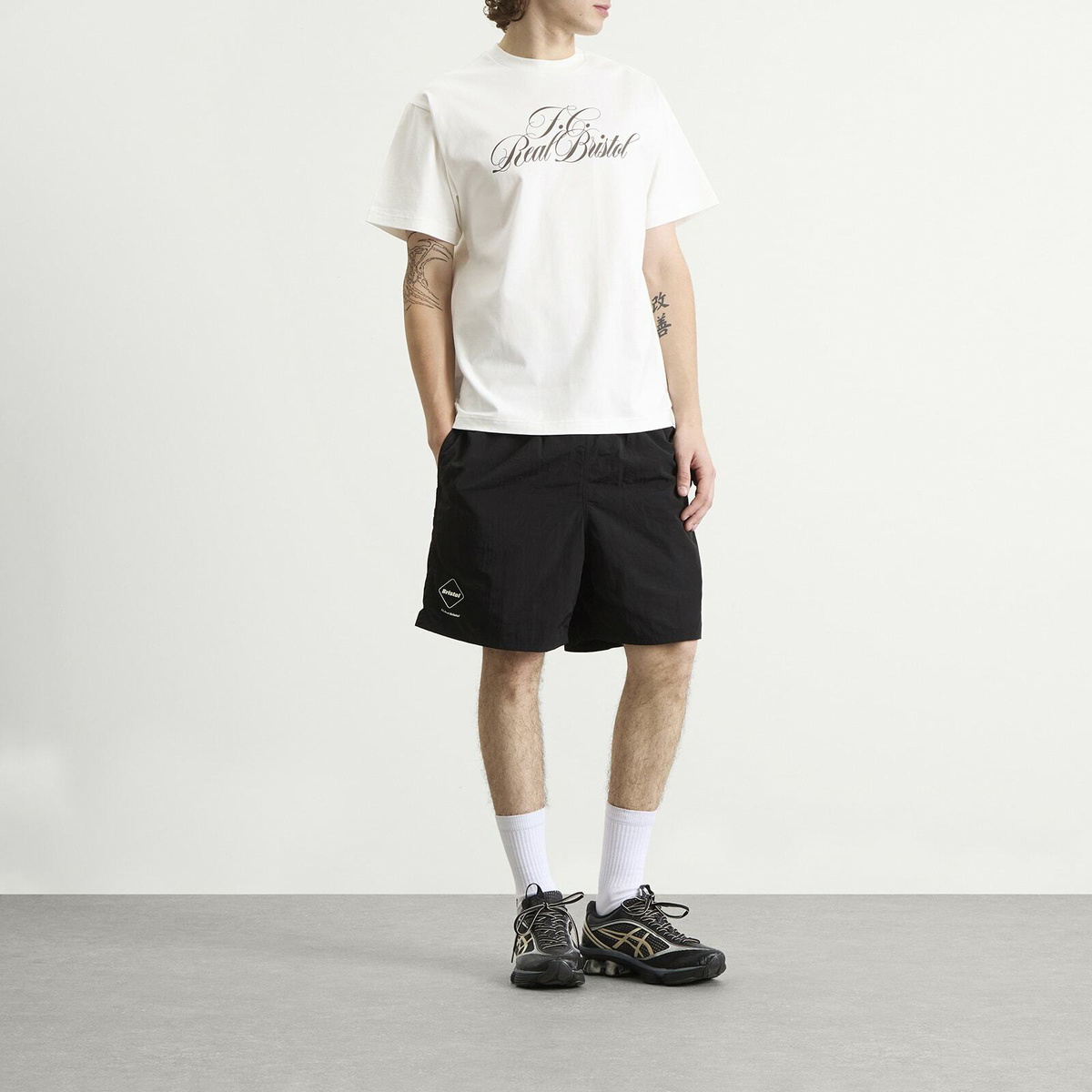 F.C. Real Bristol Men's Script T-Shirt in White