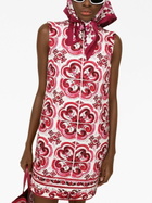 DOLCE & GABBANA - Majolica Print Mini Dress