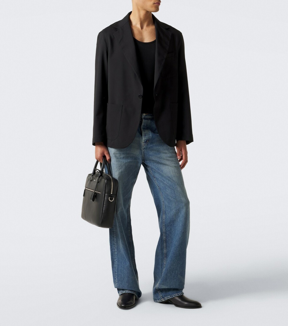 Saint Laurent Leather Chelsea boots
