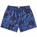 Paul Smith Men's Floral Camo Swim Shorts in Blue