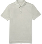 James Perse - Supima Cotton-Jersey Polo Shirt - Men - Gray green