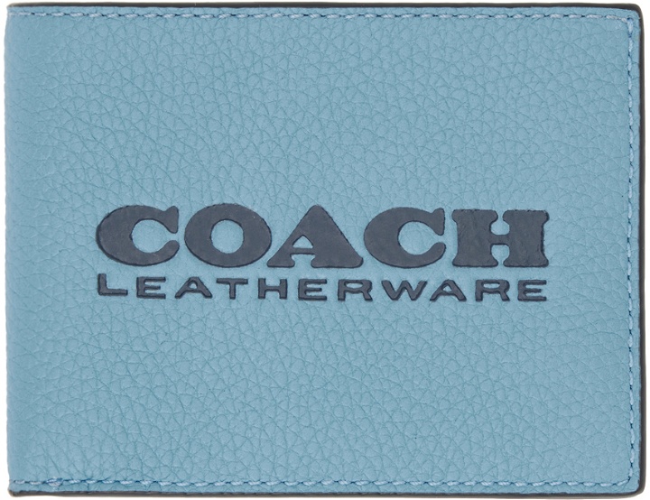 Photo: Coach 1941 Blue Pebble Wallet