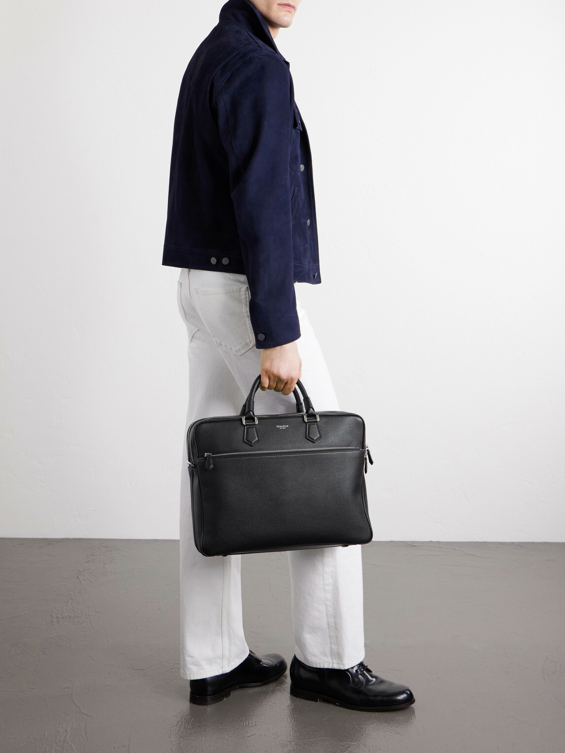 Serapian - Full-Grain Leather Briefcase