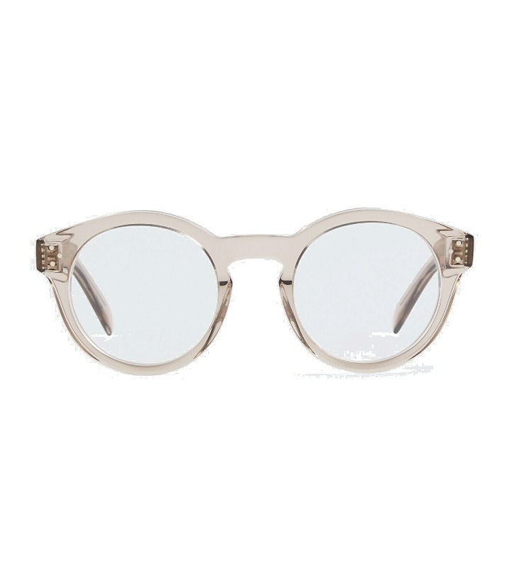 Photo: Celine Eyewear Round-frame acetate glasses