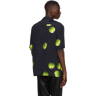 Paul Smith 50th Anniversary Black and Green Apple Short Sleeve Shirt