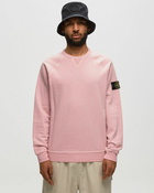 Stone Island Crewneck Malfile Fleece Pink - Mens - Sweatshirts