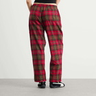 SUNDAYFRUITMARKET Women's Sunday Check Trousers in Pink