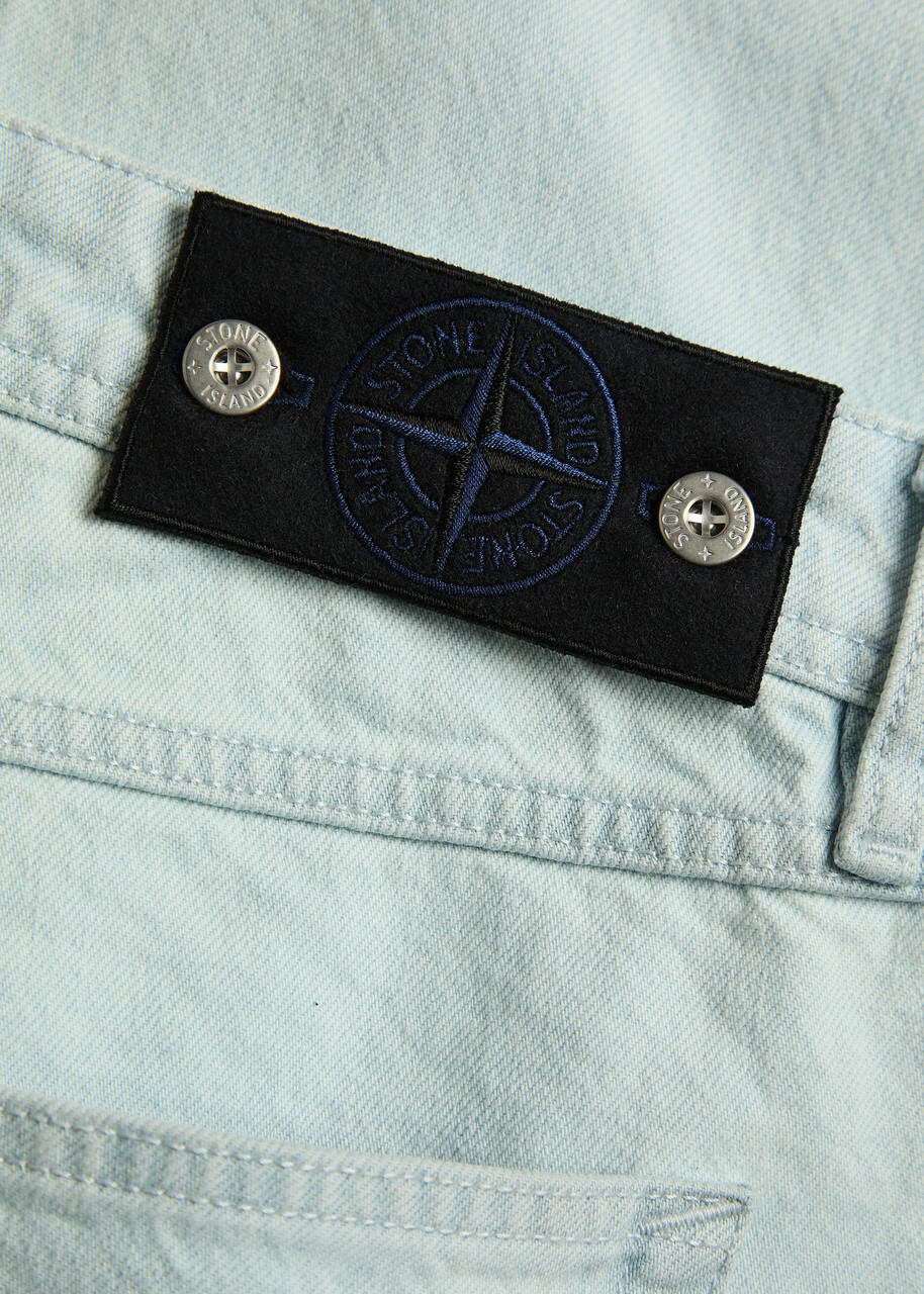 Stone Island Tapered-leg Jeans Blue