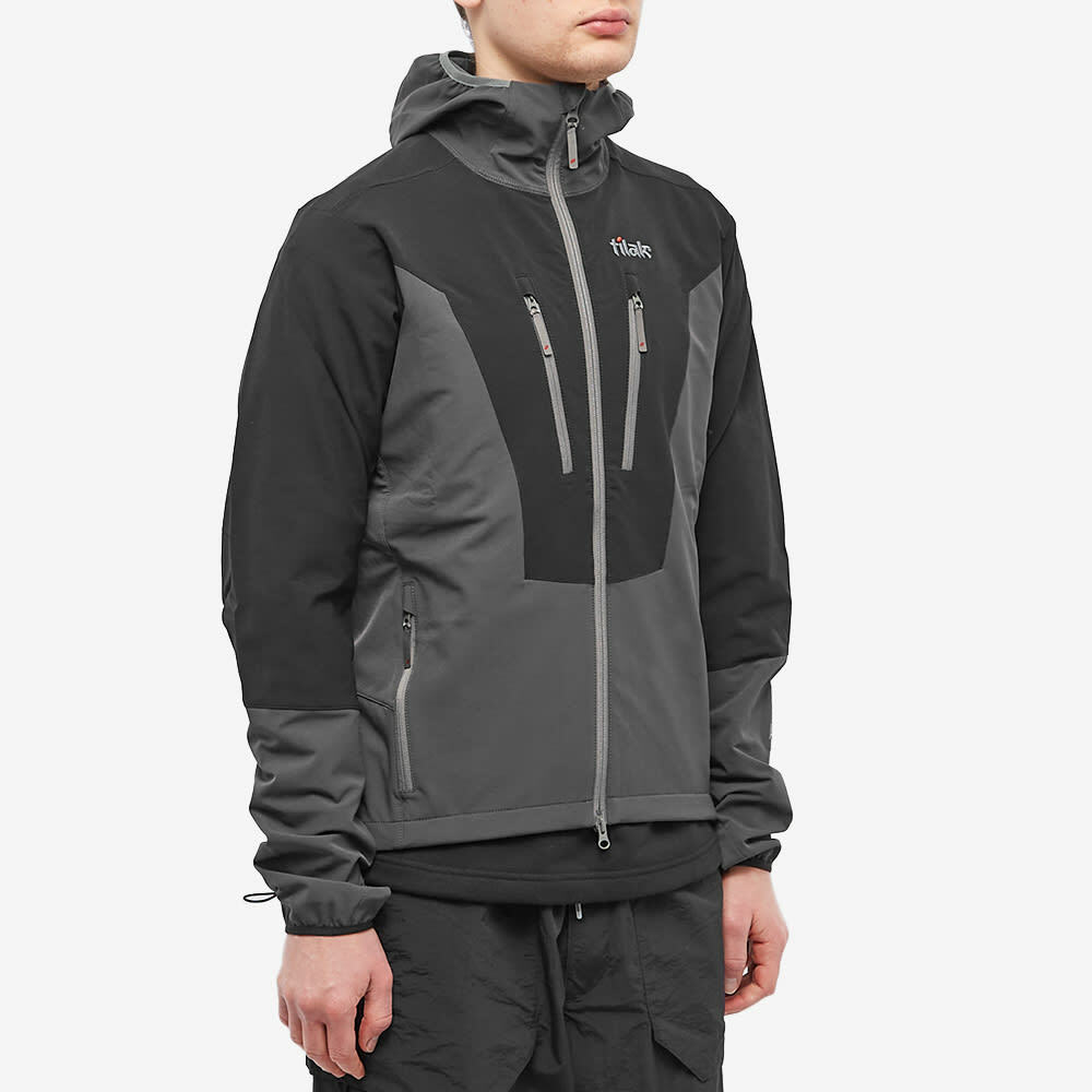 Tilak Men's Trango Hooded Jacket in Carbon/Black Tilak