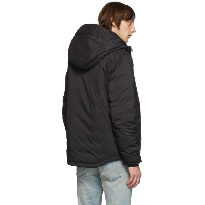 Canada Goose Black Down Lodge Hooded Jacket