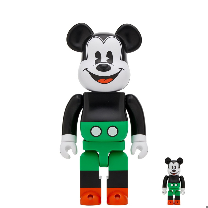 Photo: Medicom Mickey Mouse 1930's Poster Be@rbrick 100% & 400% in Multi 