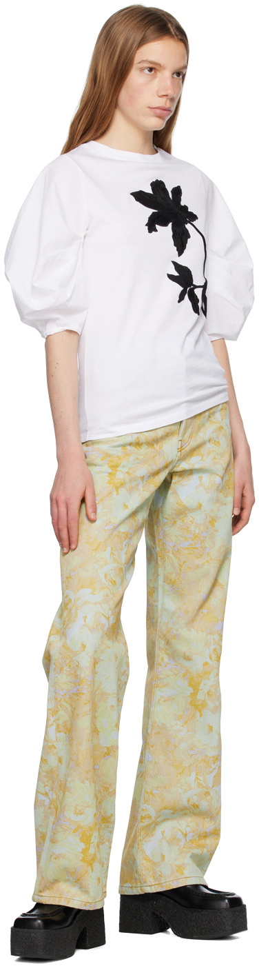 Erdem White Gemma T-Shirt