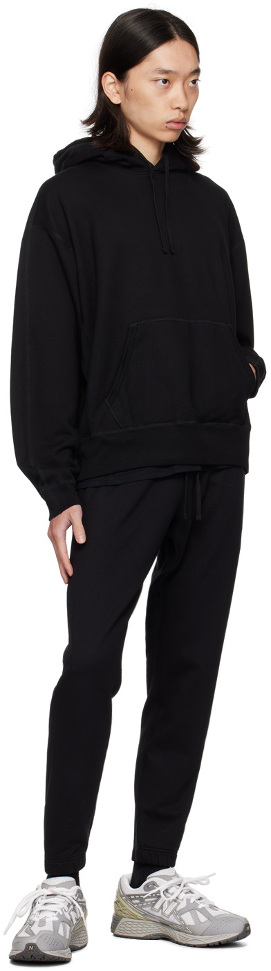 Reigning Champ Black Midweight Relaxed Hoodie