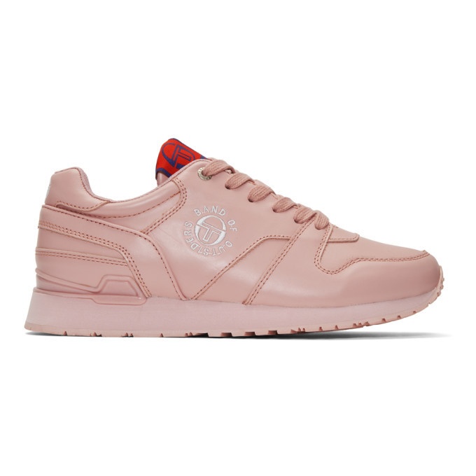 Photo: Band of Outsiders Pink Sergio Tacchini Edition Leather Sneakers