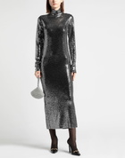 Maje Womens Maxi dress in Silver