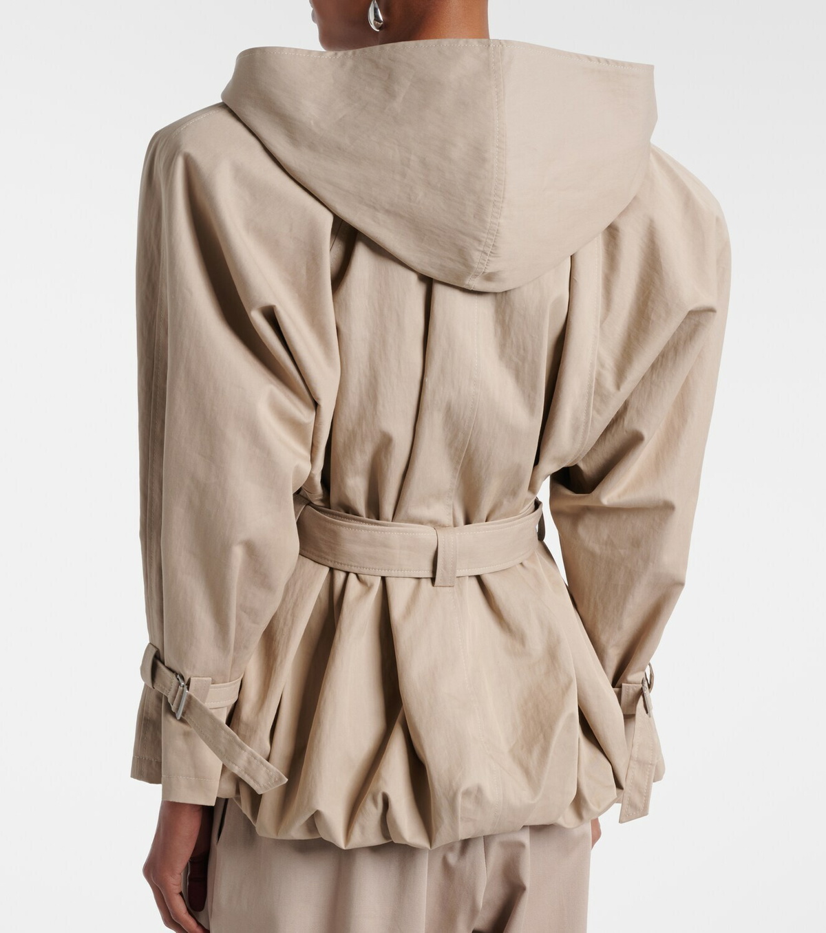 Magda Butrym Belted cotton-blend jacket