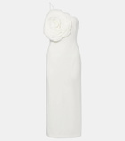 Blumarine Floral embroidered midi dress