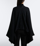 Junya Watanabe Draped wool and cotton-blend cardigan