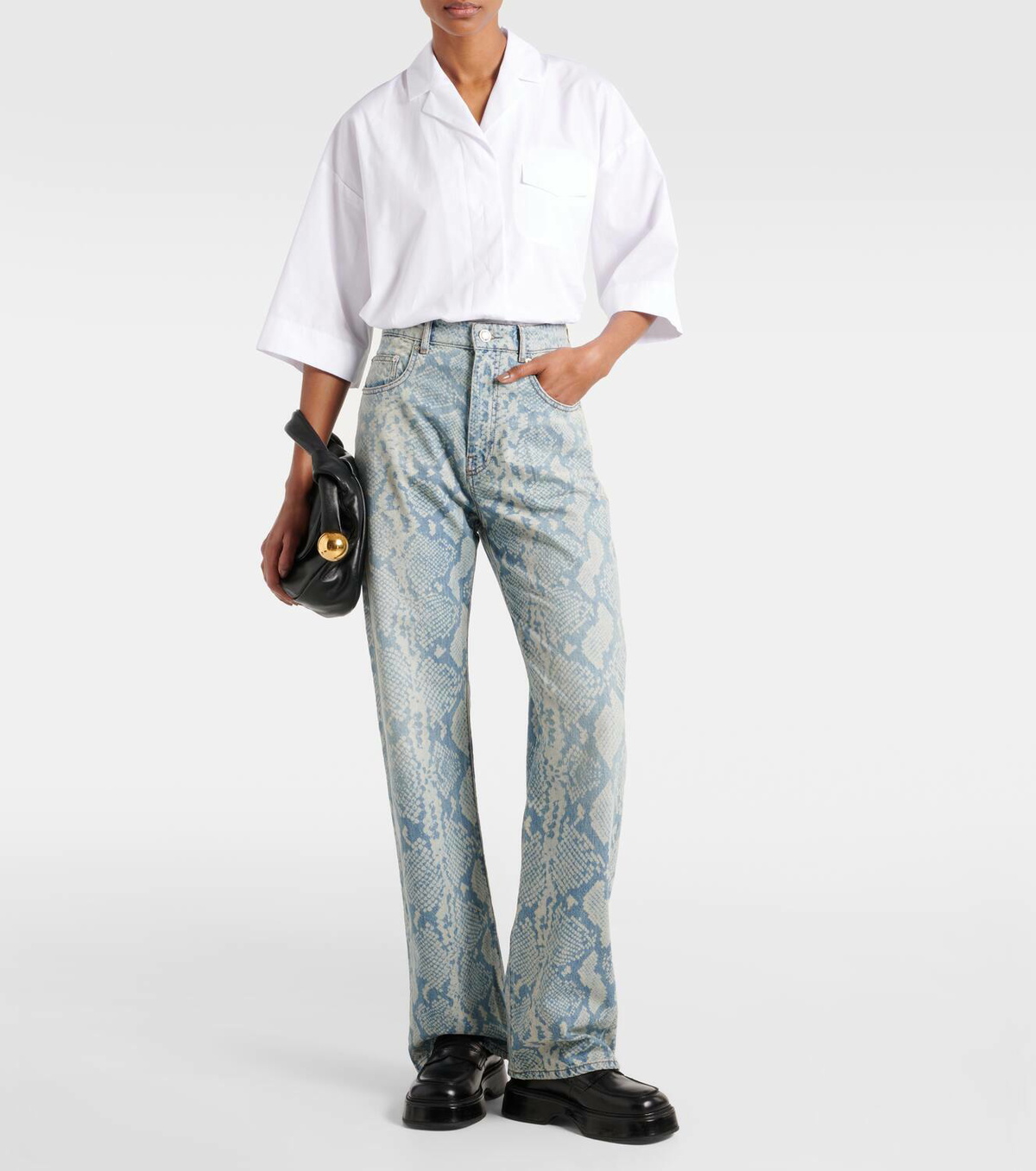 送料関税込【'S Max Mara】Sophie denim wide-leg pants WEEKEND MAX MARA Vega Wide Leg Jeans | endource