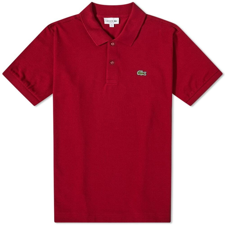 Photo: Lacoste Men's Classic L12.12 Polo Shirt in Bordeaux