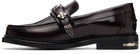 Toga Virilis SSENSE Exclusive Burgundy Metal Loafers