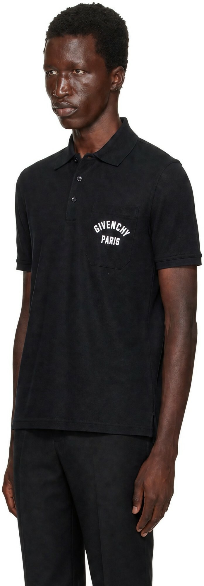 Givenchy Navy Front Pocket Polo