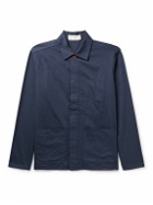 SMR Days - Arpoador Printed Cotton-Twill Shirt Jacket - Blue