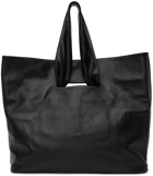 Situationist Black Leather Integrated Tote