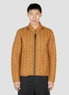Stone Island Shadow Project - Quilted Liner Jacket in Light Brown
