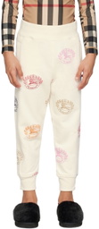Burberry Kids Beige EKD Lounge Pants