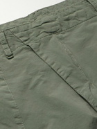 C.P. Company - Straight-Leg Logo-Appliquéd Ripstop Cargo Pants - Green
