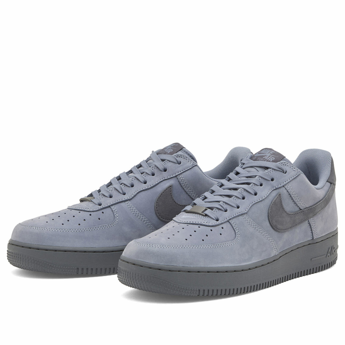 Nike Men's Air Force 1 Low Retro Prm Qs Sneaker in Dark Sky Blue/Dark Blue Grey
