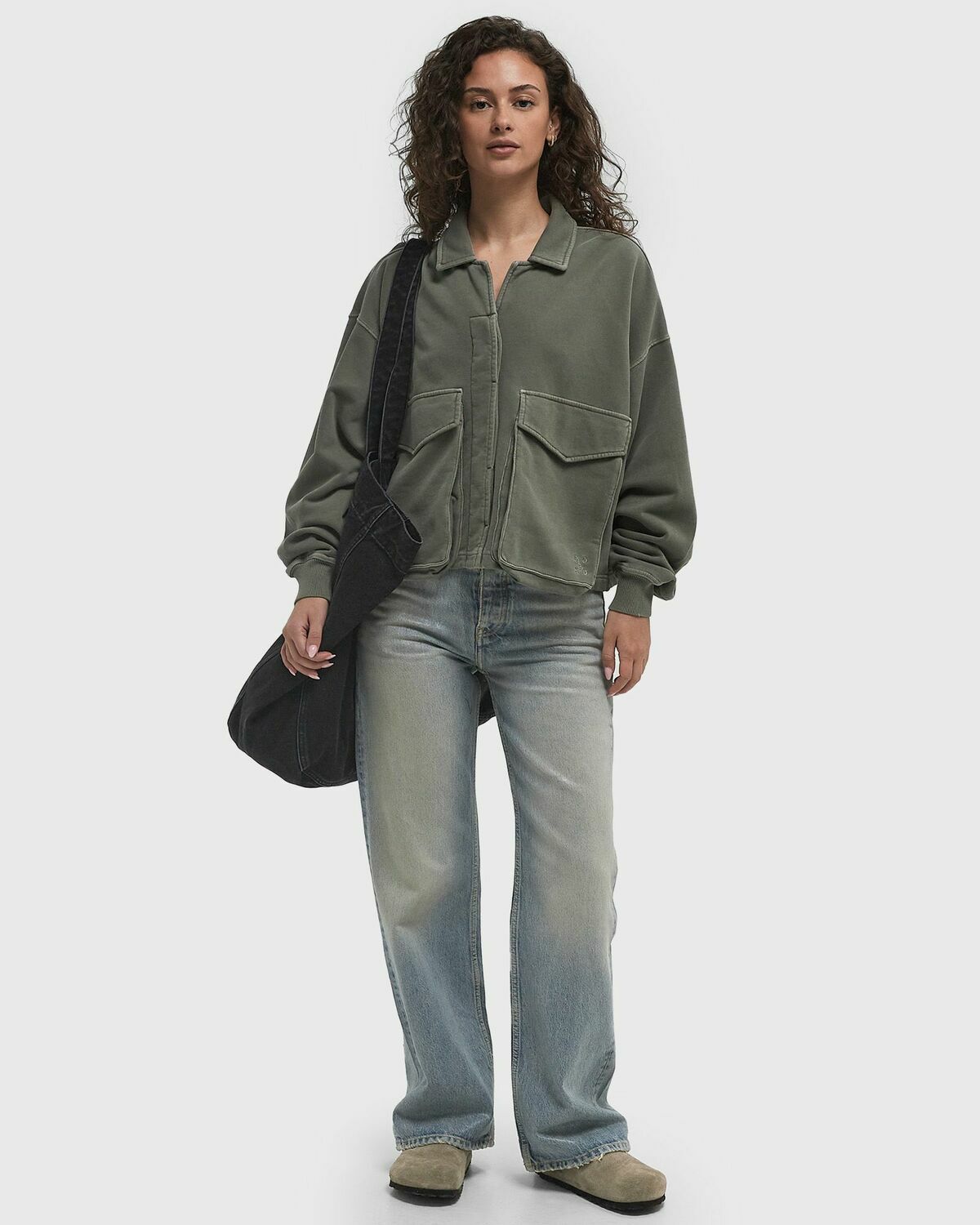 CLOSED HERITAGE JACKET Green Womens Bomber Jacket