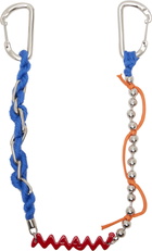 Marni Multicolor Enamel Marni Symbol Double Hook Charm Wallet Chain