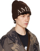 AMIRI Black 'MA' Beanie