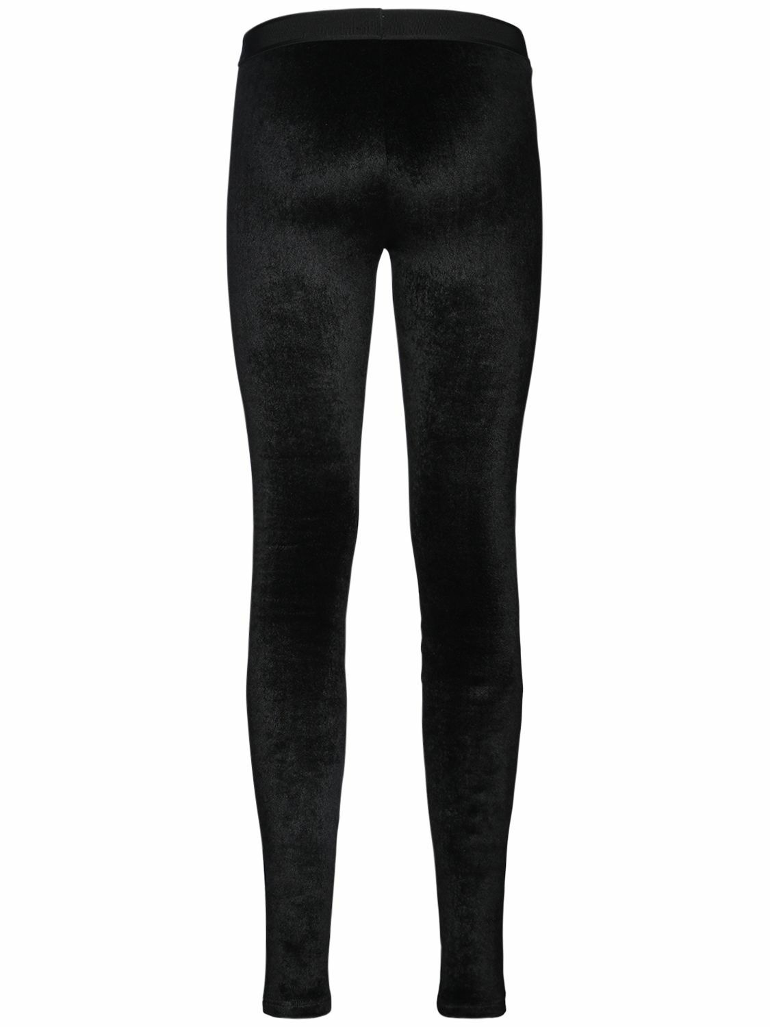 Logo stretch velvet leggings - Tom Ford - Women