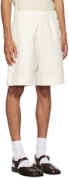 MHL by Margaret Howell Off-White Flatlock Shorts