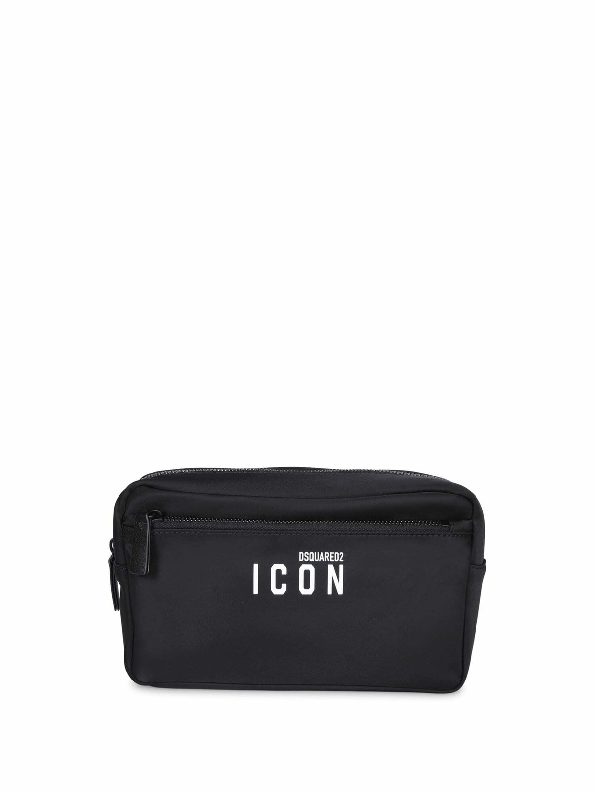 Dsquared2 Nude Raphia Logo Pouch Bag Dsquared2