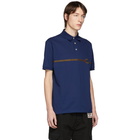 Gucci Blue Pique GG Polo