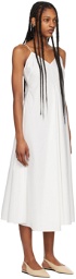Róhe White Strap Midi Dress