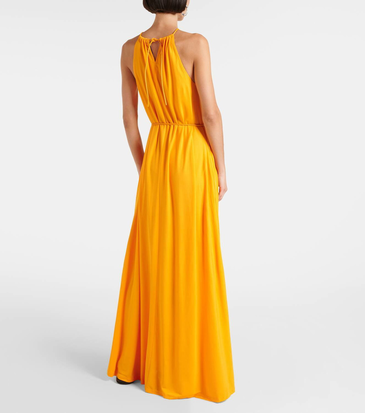 Proenza Schouler Lenny belted jersey maxi dress Proenza Schouler