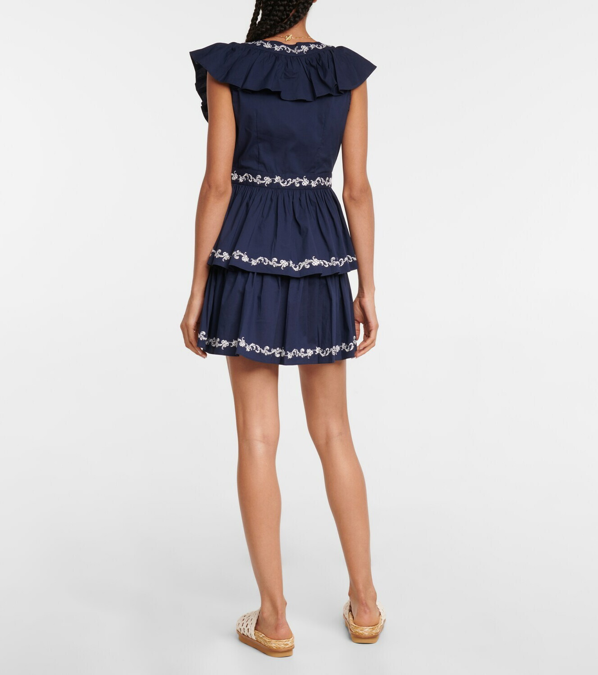 Caroline Constas Miranda embroidered minidress