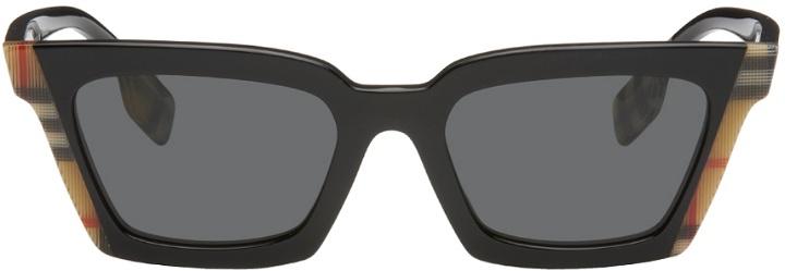 Photo: Burberry Black Check Sunglasses
