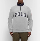 Polo Ralph Lauren - Logo-Appliquéd Fleece Half-Zip Sweatshirt - Men - Gray