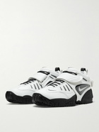 Nike - Ambush Adjust Force SP Rubber-Trimmed Leather and Mesh Sneakers - White