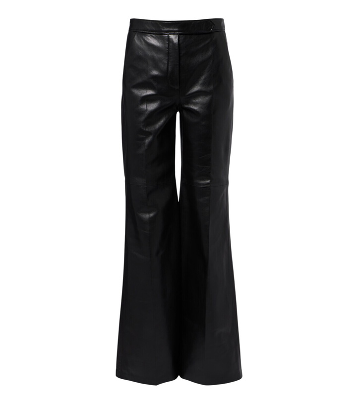 Photo: Dorothee Schumacher Leather flared pants