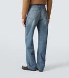 Miu Miu Logo straight jeans