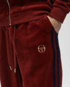 Sergio Tacchini DAMARINDO VELOUR TRACKSUIT Red Mens Tracksuit Set