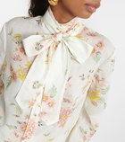 Zimmermann Floral ramie blouse